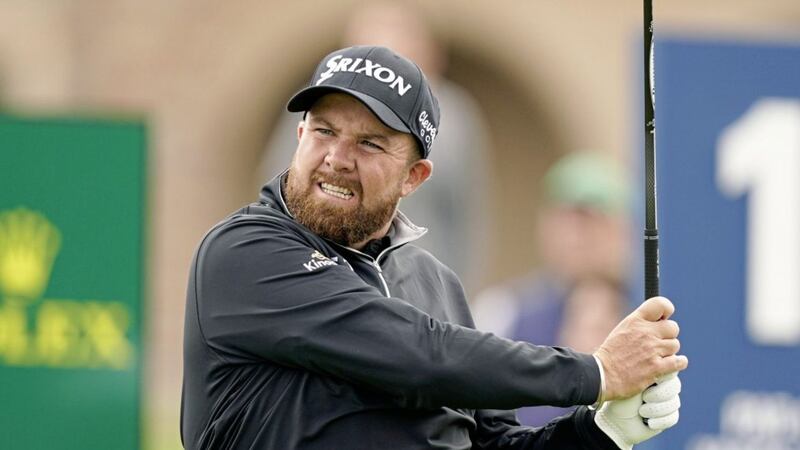 Shane Lowry of Ireland hits from the first tee during the final round of play in The Players Championship in March. 