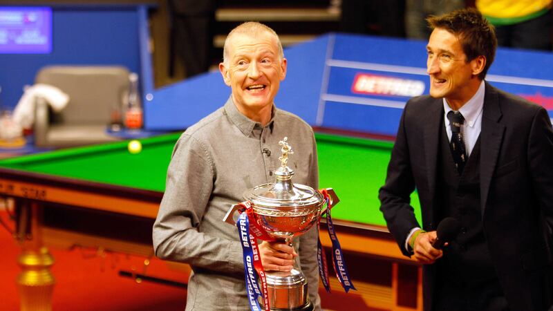 Snooker great Steve Davis has announced his retirement at the age of 58 and says his farewell to the Crucible during day two of the Betfred Snooker World Championships<br />Picture by PA