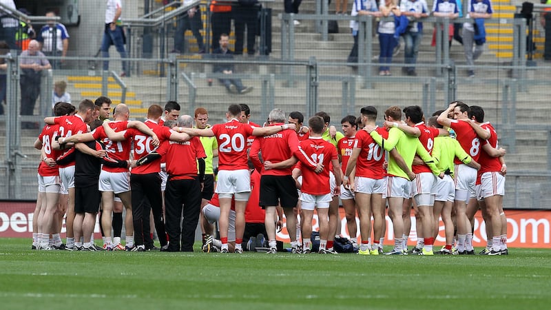 The Tyrone panel before last Saturday's victory over Monaghan at Croke Park&nbsp;