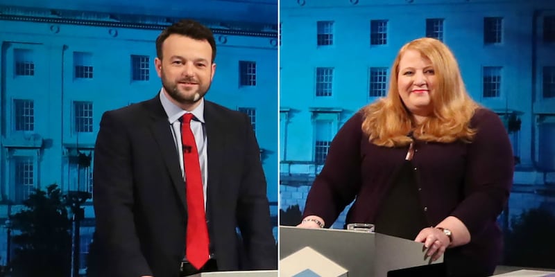 &nbsp;Naomi Long collapsed during a leaders' deabte in 2017 when answering a question from SDLP leader Colum Eastwood