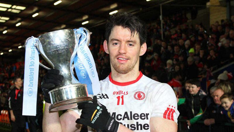 Mattie Donnelly has already captained Tyrone to one trophy this season, and at the expense of Ulster Championship opponents Derry <br />Picture by Philip Walsh