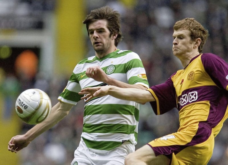 Cillian Sheridan joined Celtic as a raw teenager but it wasn&#39;t long before he was thrust into first team action under Gordon Strachan. Picture by PA 