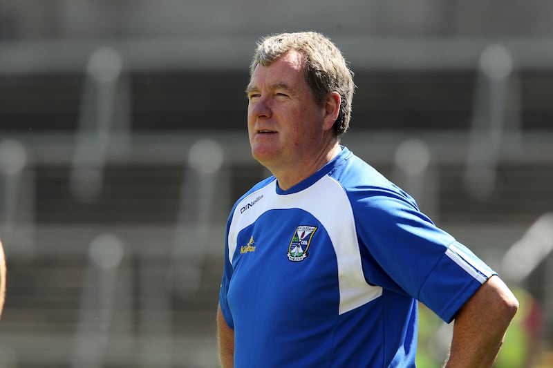 Terry Hyland led the Breffni Blues to Division One football earlier this year &nbsp;