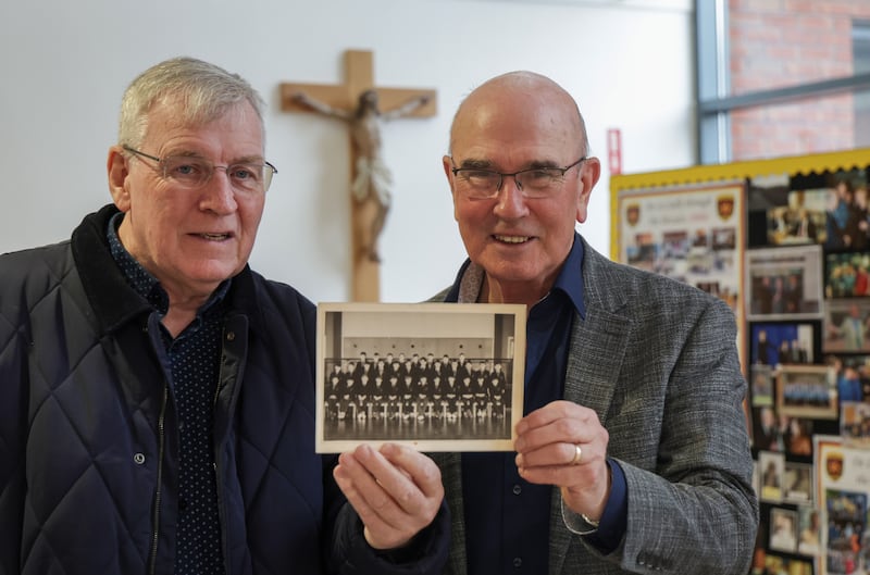 A 60th Anniversary celebration at De La Salle College in West Belfast.
PICTURE: COLM LENAGHAN