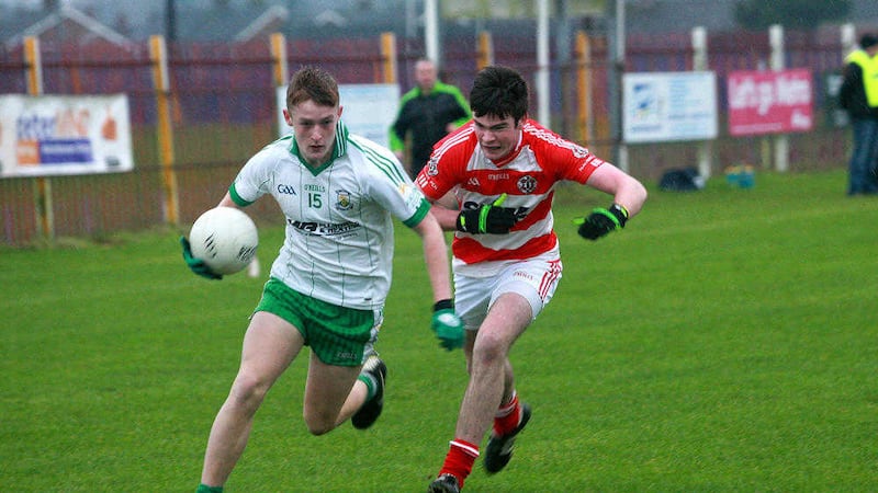 Liam Kerr is an exciting prospect on the Down minor team <br />Picture by Seamus Loughran