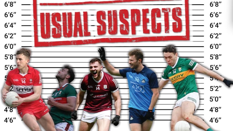 The line-up of All-Ireland contenders pretty much contains the usual suspects. Graphic: Kevin Farrell 