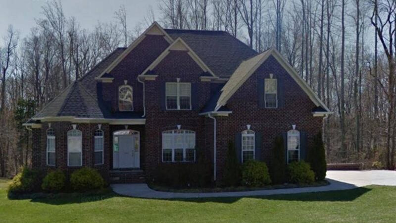 The North Carolina home of Jason Corbett who suffered fatal head injuries in the early hours of Sunday morning 