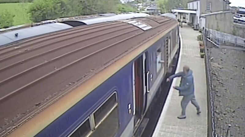 CCTV at the Downpatrick and County Down Railway in Downpatrick recorded the break-in 