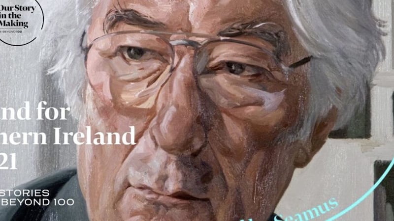 The image used for the &quot;Our Story in the Making: NI Beyond 100&quot; comes from Seamus Heaney Centre at Queen&#39;s University Belfast, who hold rights to the portrait 