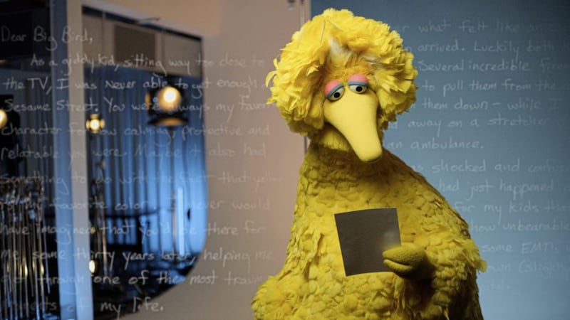 Big Bird is just one of the famous faces featured in Dear... 
