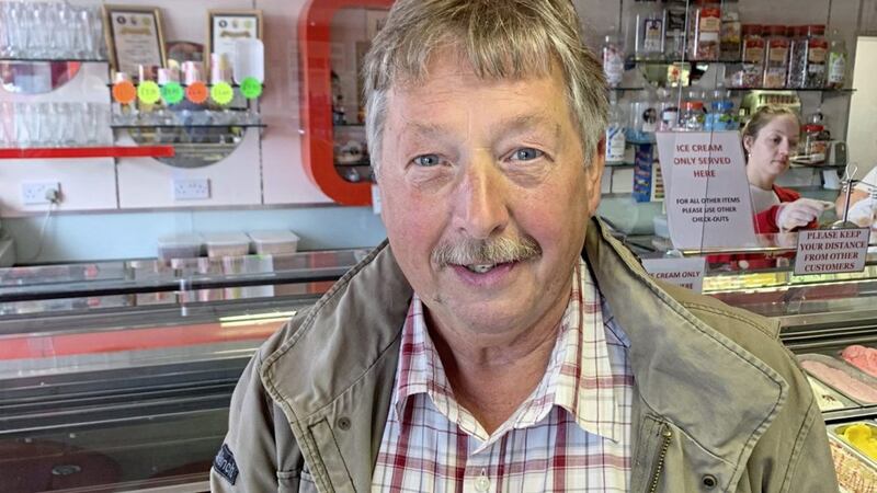 DUP East Antrim MP Sammy Wilson is opposed to the mandatory wearing of face coverings in shops 