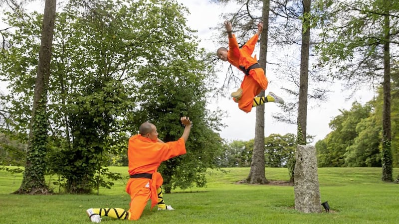Shaolin Masters Master Zheng and Master Jinlei Wang are holding a three-month residency at Monart Destination Spa in Wexford 
