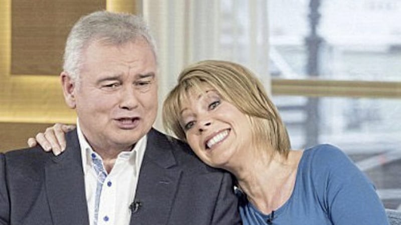 Eamon Holmes with wife and fellow presenter Ruth Langsford who is to take on the Strictly mantle in the new series 