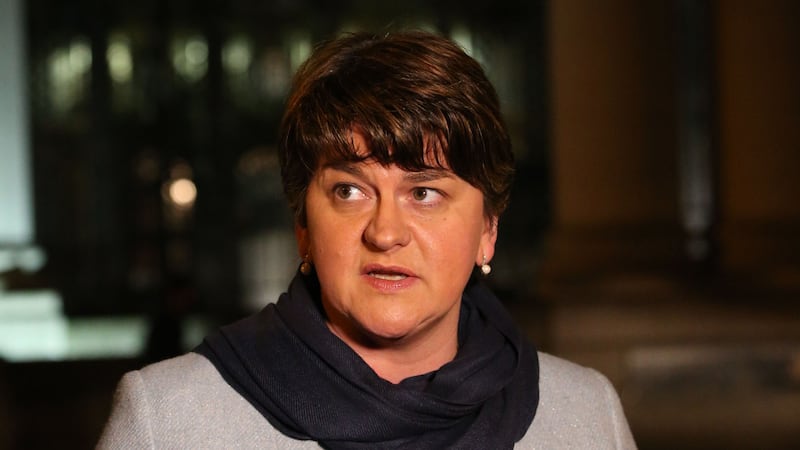 Nationalists see Arlene Foster as entirely aggressive. Why does she offer nothing of value to the people Martin McGuinness represents? Picture by Brian Lawless, Press Association