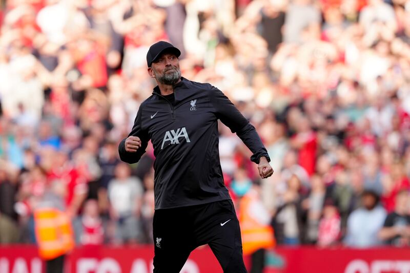 Liverpool manager Jurgen Klopp won his penultimate home game as Liverpool boss