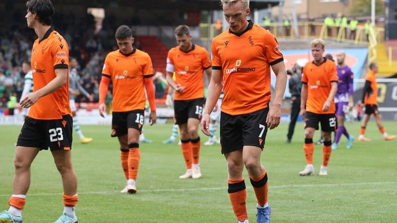 Dundee United have suffered a miserable season (Steve Welsh/PA)