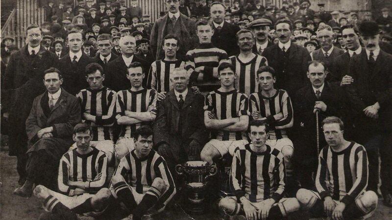 The Belfast Celtic squad in 1912