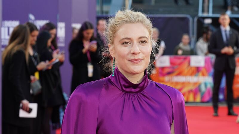 Director Greta Gerwig said her thought process while writing the script of the highly anticipated Barbie movie was to create something ‘anarchic and wild and completely bananas’ (Ian West/PA)