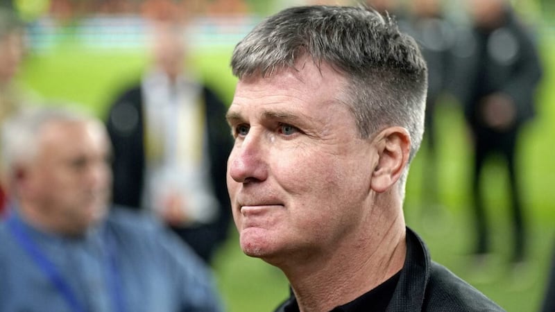 Republic of Ireland head coach Stephen Kenny cut an emotional figure following what was probably his last game in charge on Tuesday night 
