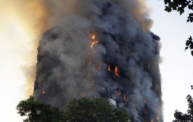 London fire: A huge fire has engulfed Grenfell Tower in London&nbsp;