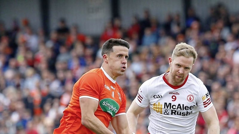 Stefan Campbell was superb as Armagh ended the reign of All-Ireland champions Tyrone last weekend. Picture by Philip Walsh 