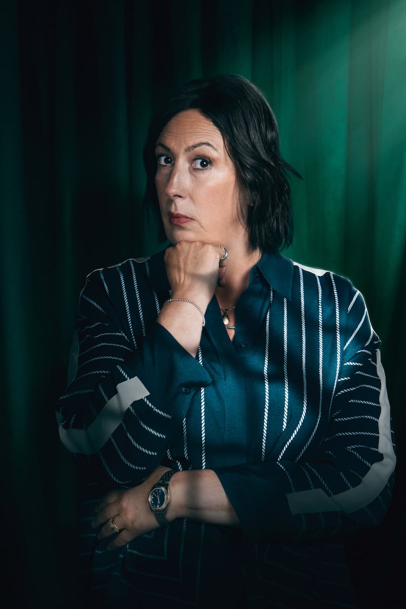 Miranda Hart has been killed off in Celebrity Traitors (BBC/Studio Lambert/Cody Burridge/BBC Creative)
