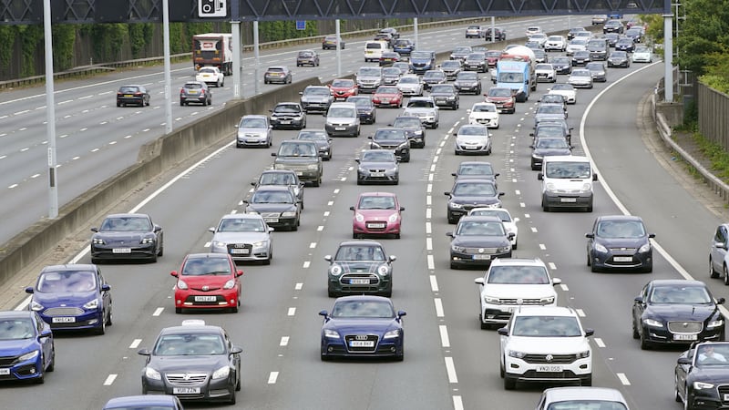 File photo dated 03/06/22 of vehicles on the M25 motorway near Egham, Surrey. Motor insurance customers who buy cover monthly can end up paying hundreds of pounds more than those who pay for policies annually – and the gap appears to be growing in cash terms – according to research from Which? The consumer group used data from comparison website Go.Compare to find the average difference between prices paid by annual and monthly customers between December 2018 and September 2023. Issue date: Wednesday January 24, 2024.