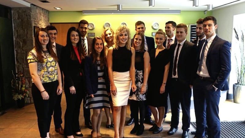 Some of the latest batch of the graduate intake at First Derivatives 