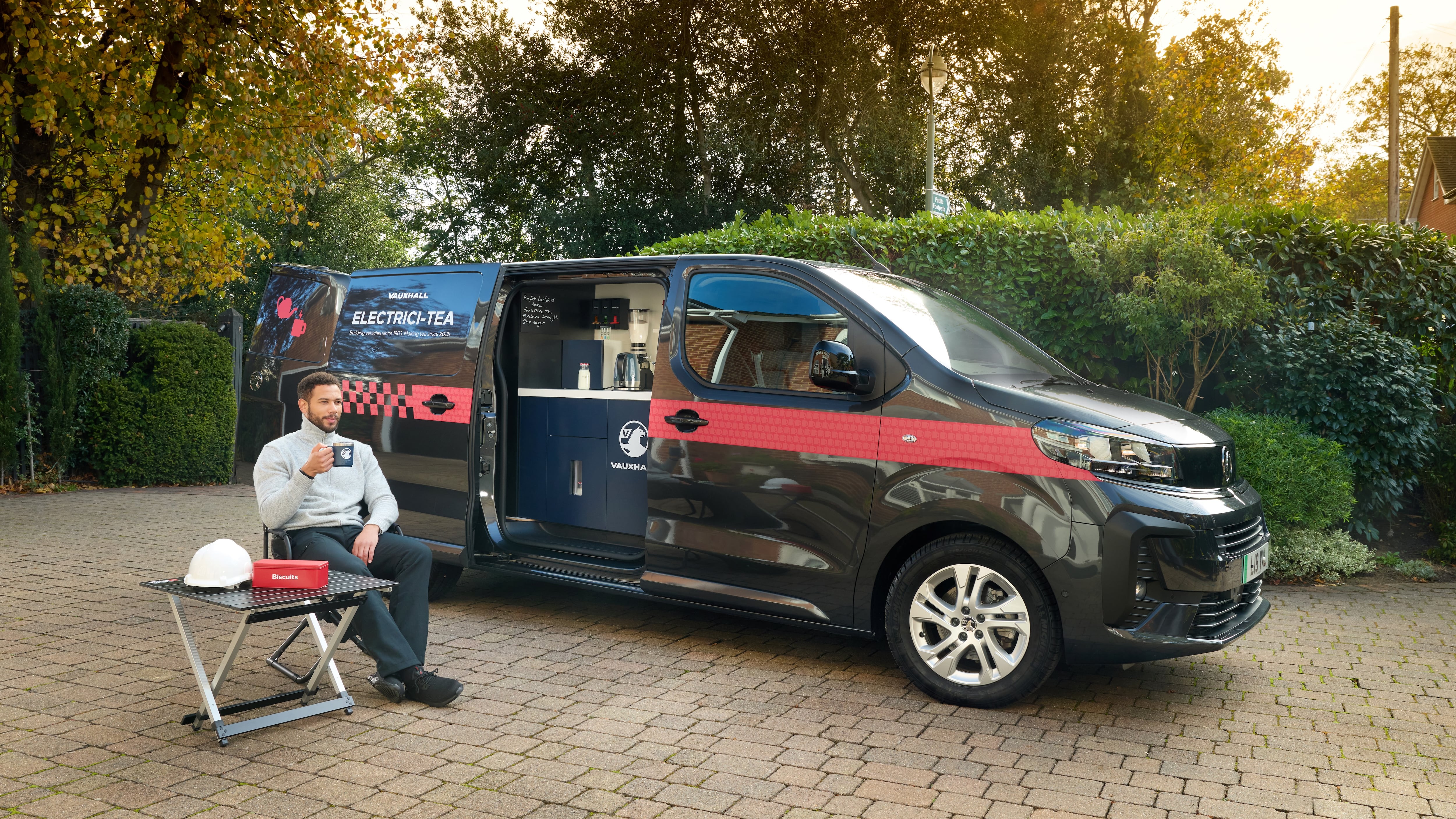 The Vivaro Electrici-Tea is a one-off creation. (Vauxhall)