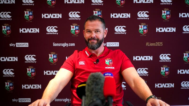 Andy Farrell has been appointed Lions head coach