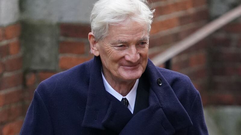 Sir James Dyson arrives at the Royal Courts of Justice (Gareth Fuller/PA)