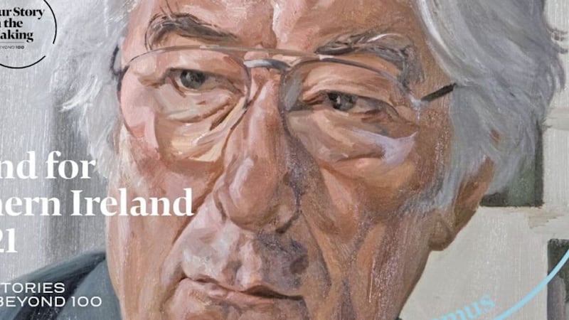 The image used for the &quot;Our Story in the Making: NI Beyond 100&quot; comes from Seamus Heaney Centre at Queen&#39;s University Belfast, who hold rights to the portrait 