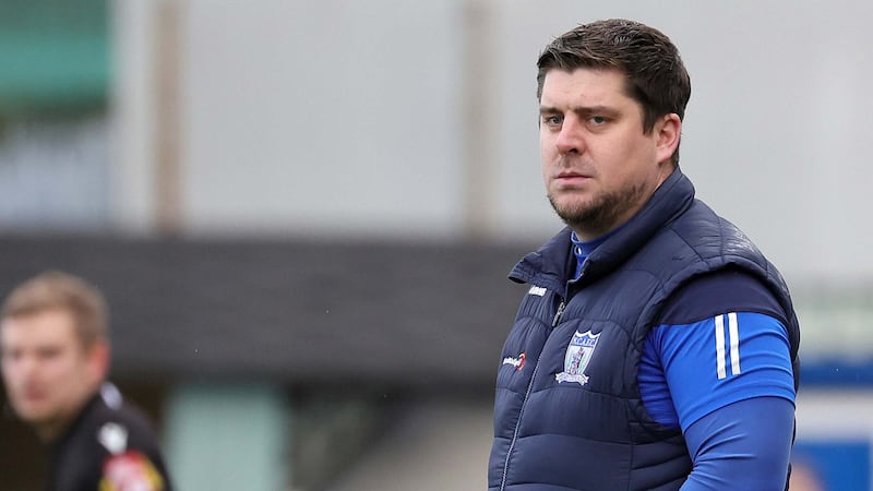 Newry City manager Gary Boyle believes Saturday's last-gasp equaliser against Crusaders will have given them the perfect boost ahead of their Bet McLean League Cup quarter-final against Dungannon Swifts        Picture: Pacemaker