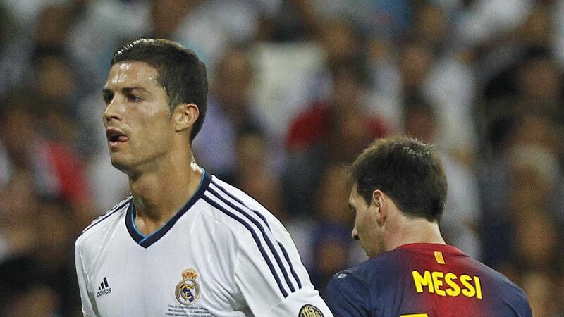 Clash of the Titans: Barcelona will go into the final day with a one point lead on rivals Real Madrid<br />Picture by AP