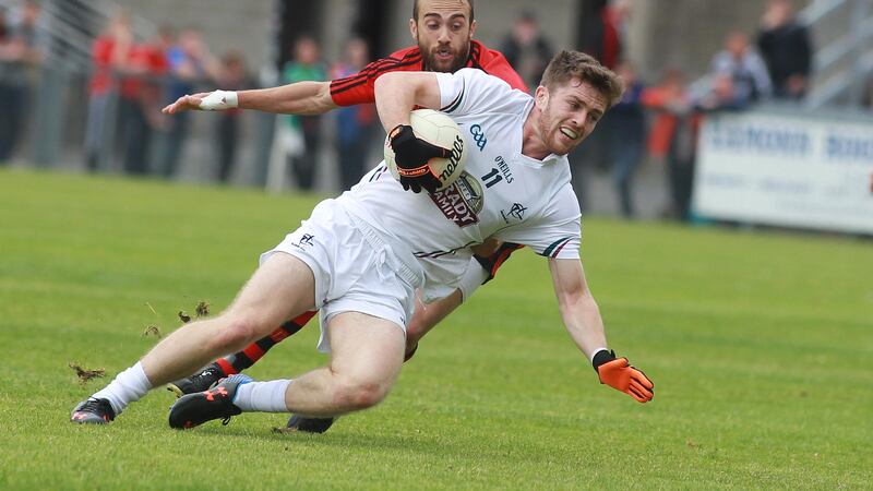 Niall Kelly scored 1-4 for Kildare in their stunning Qualifier victory over Cork on Saturday &nbsp;