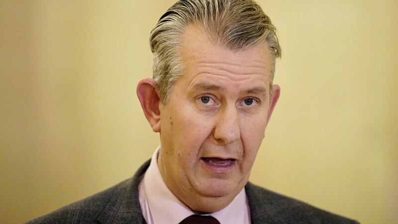 DUP minister Edwin Poots told RTE the Good Friday Agreement will be &ldquo;buried&rdquo; without a &ldquo;realistic&rdquo; protocol deal. Photo: Niall Carson/PA Wire. 