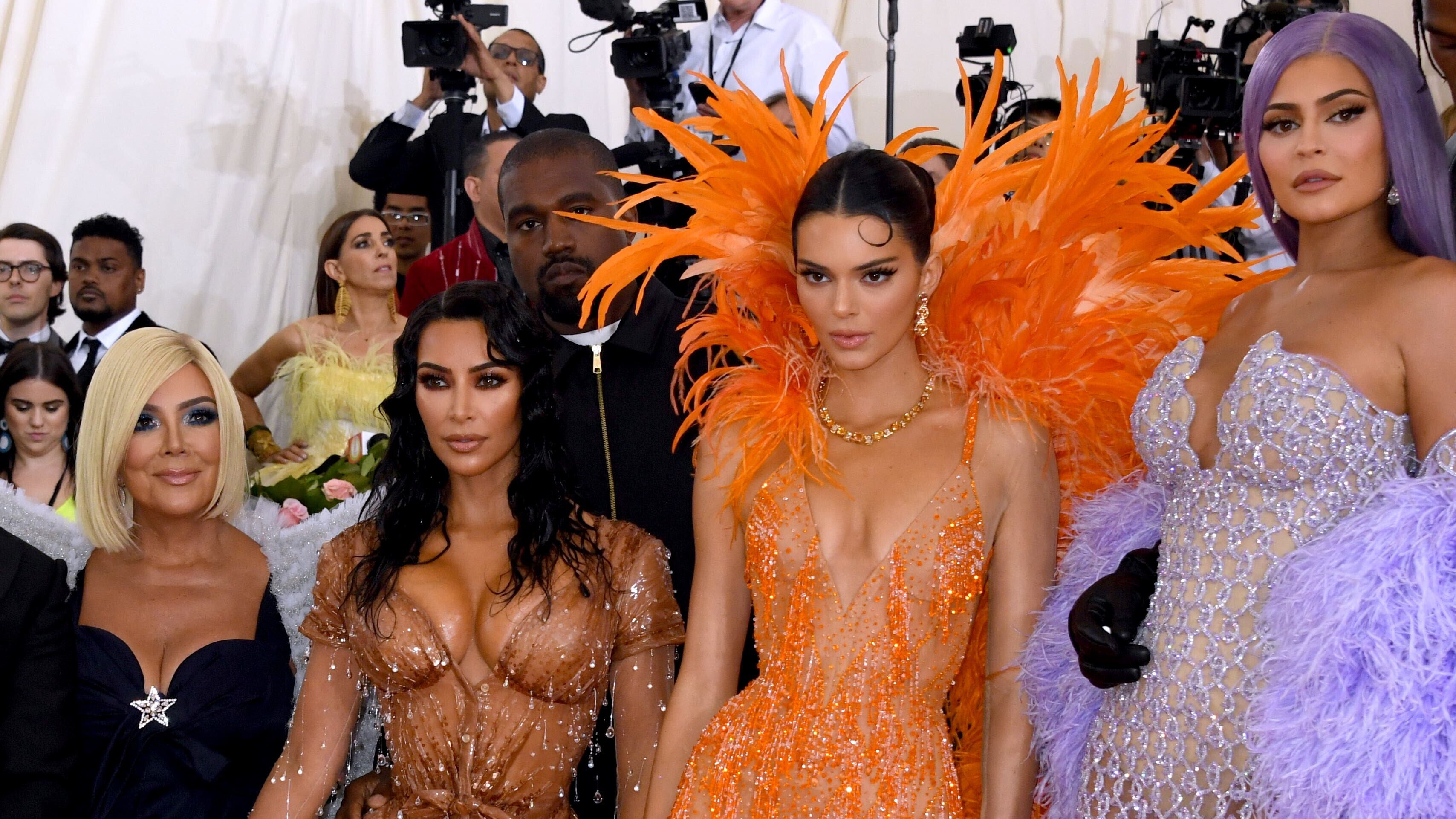 Kris Jenner, Kim Kardashian, Kendall Jenner, Kylie Jenner attending the Metropolitan Museum of Art Costume Institute Benefit Gala (Jennifer Graylock/PA)