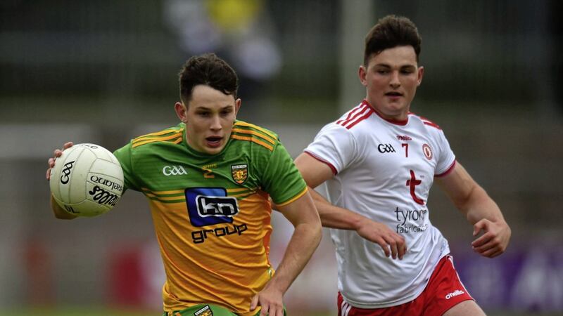 Caolan McColgan was given a first senior start for Donegal in their opening Dr McKenna Cup match with Down 