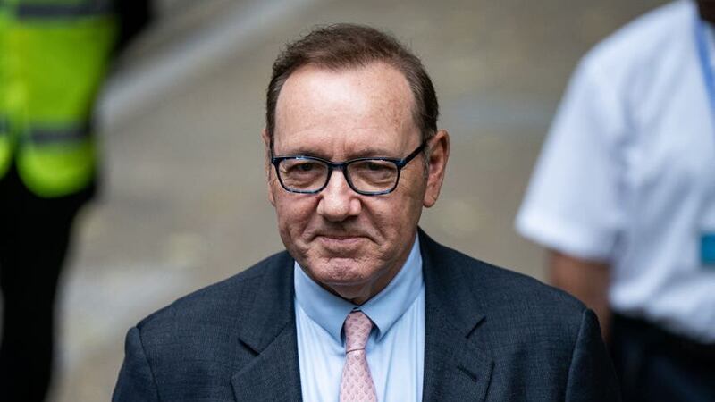 American actor Kevin Spacey arrives at Southwark Crown Court ahead of his trial for alleged sex offences (Aaron Chown/PA)