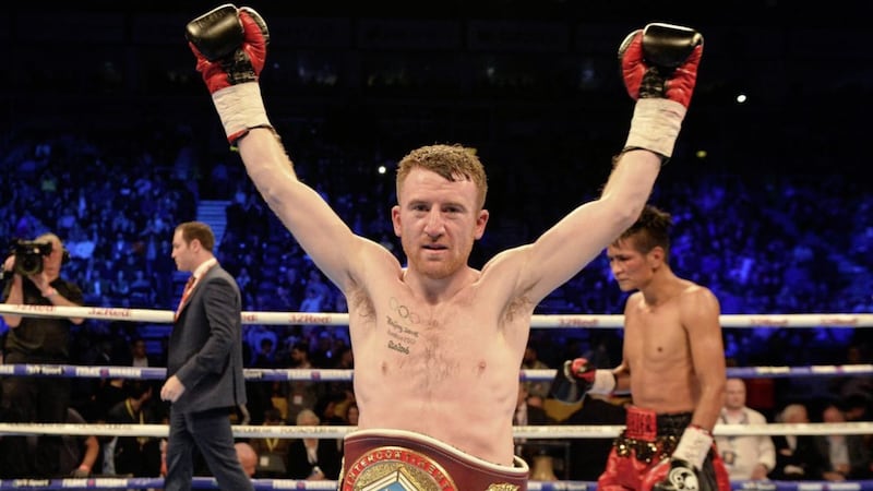 Paddy Barnes stopped Eliecer Quezada to win the WBO European flyweight title in his last fight 
