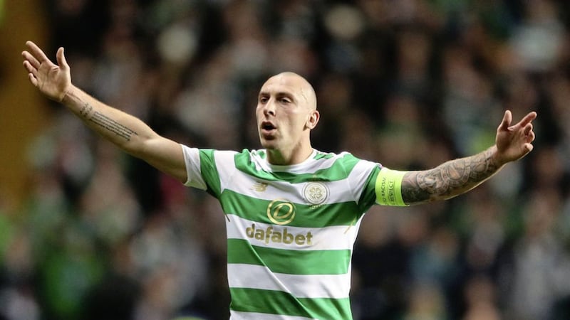 Celtic skipper Scott Brown believes Sunday&#39;s Betfred Cup final against Motherwell is the perfect game to focus the mind after the 7-1 hammering at the hands of PSG on Wednesday night Picture: PA 
