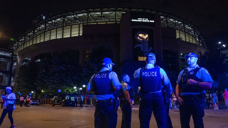 The shooting took place at Guaranteed Rate Field (Chicago Sun-Times via AP)