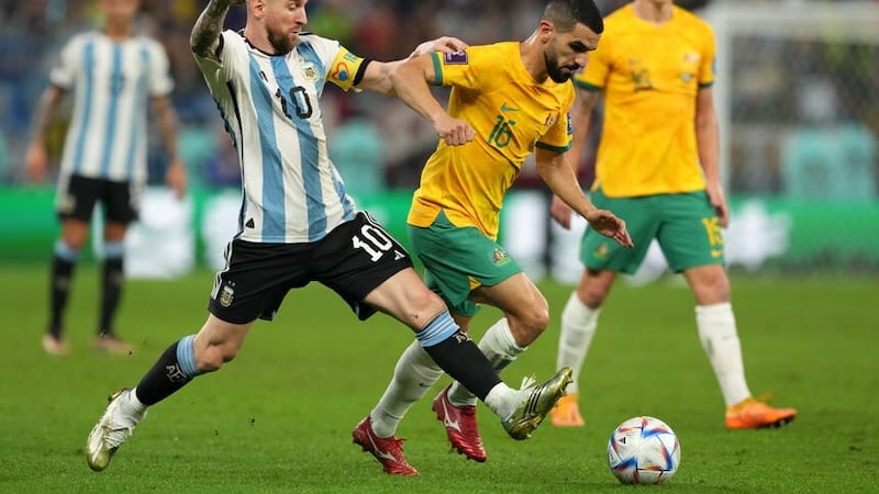 Aziz Behich has gone from challenging Lionel Messi to battling relegation (Martin Rickett/PA)