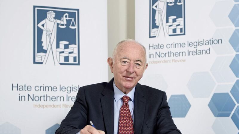 Judge Desmond Marrinan who is leading the Independent Review of Hate Crime Legislation in Northern Ireland. Picture by Michael Cooper. 