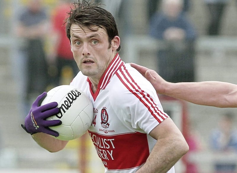 Eoin Bradley in action for Derry  