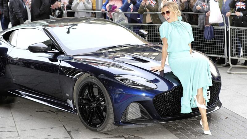 Amanda Holden arrives at a Britain&#39;s Got Talent photocall earlier this year 