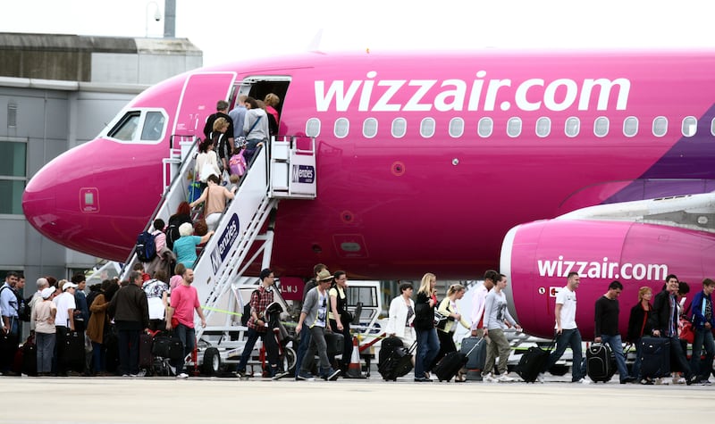 Wizz Air said it flew 14% more passengers year-on-year last month