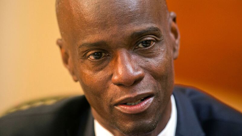 Haiti’s former president Jovenel Moise (Dieu Nalio Chery/AP)