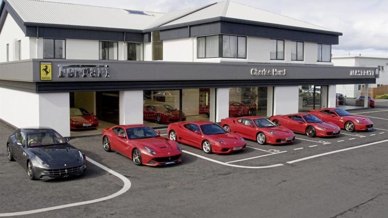 Ferrari and Bentley dealership Charles Hurst in Belfast has reported a big uplift in profits for 2016 
