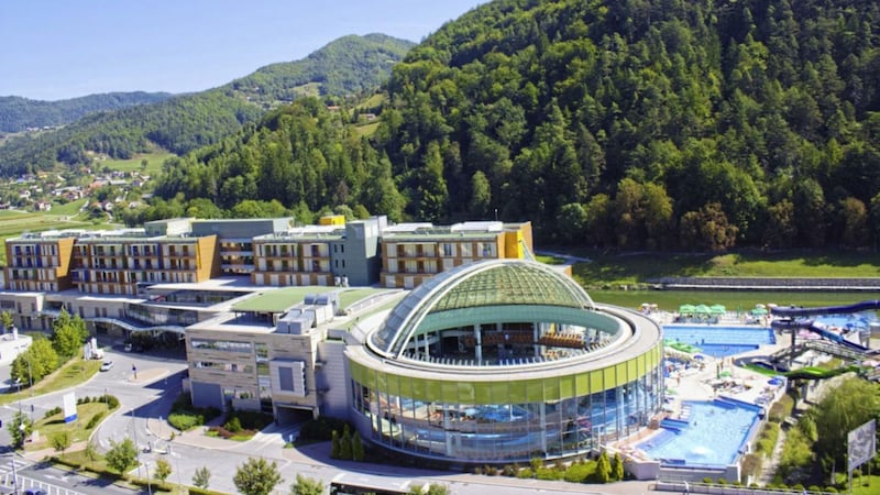 The family-friendly Thermano Lasko &ndash; the thermal springs have a rich history dating back to Roman times 
